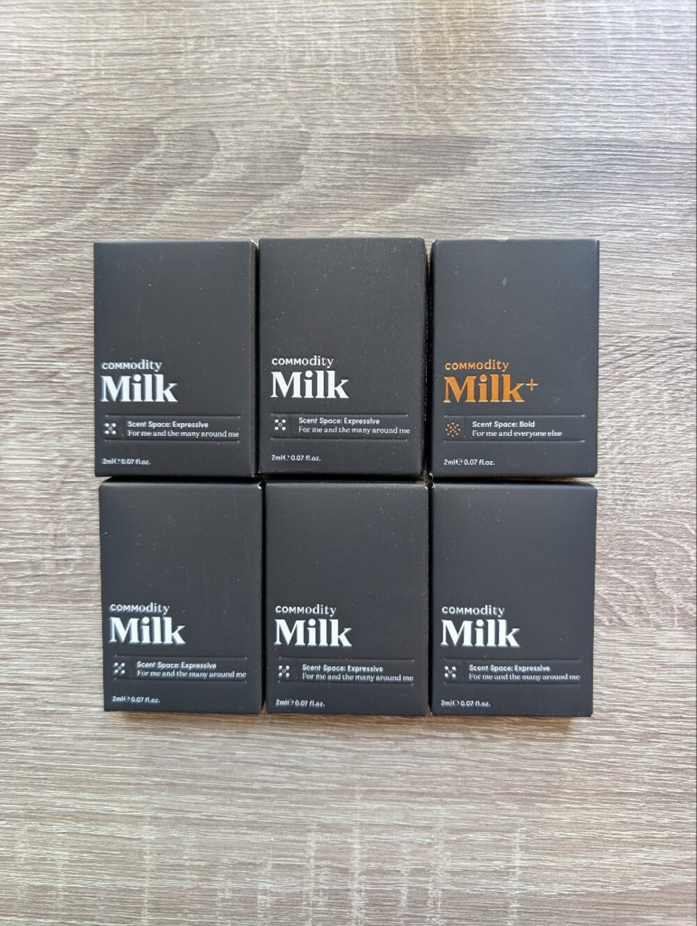 SALE! 🆕 Commodity Milk & Milk+ 12ml 6x 2ml NIB $56 VALUE!